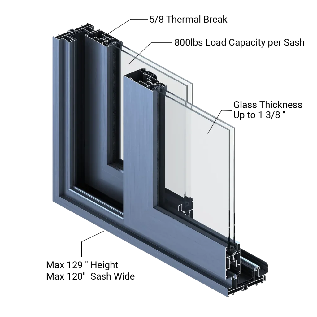 S50 sliding system layered render