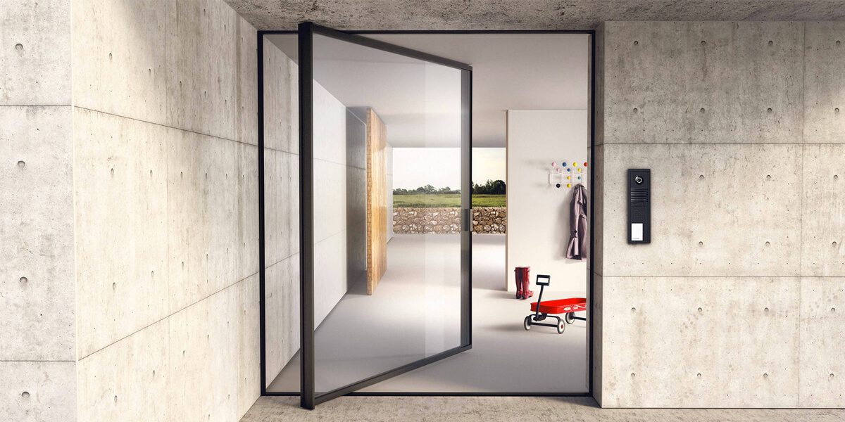 New Jersey’s Aluminum Pivot Doors in North Bergen
