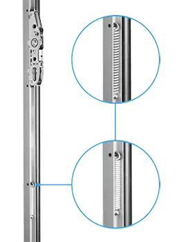 Sliding door comfort gear damper unit