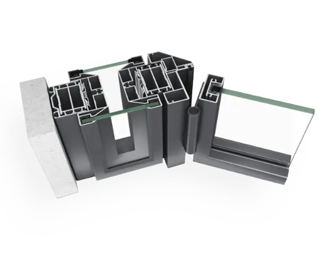InterNo 85 double glazed panels