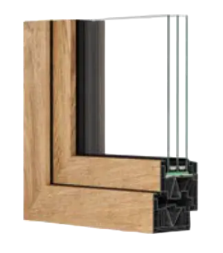 Woodec deep-embossed wood-look finish