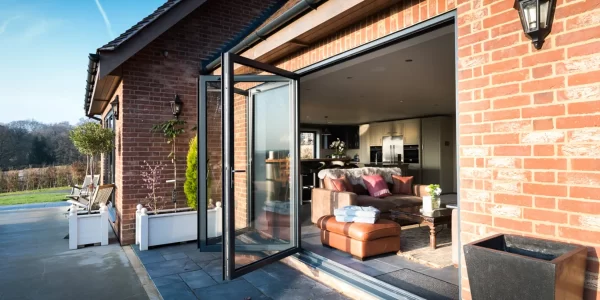 Premium aluminium bi-folding doors