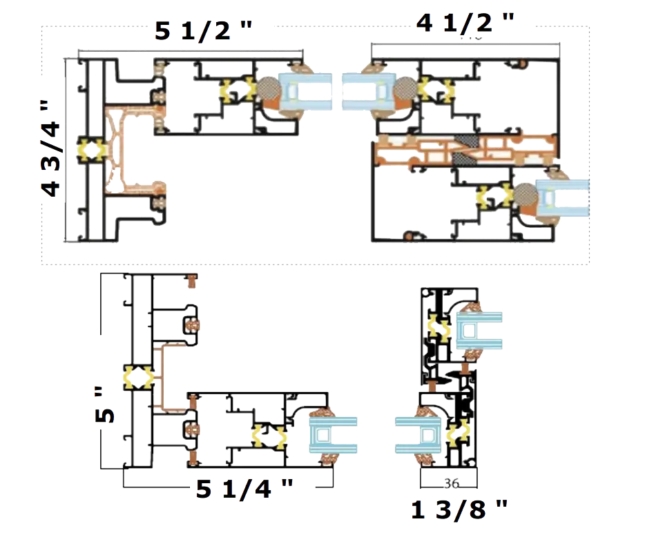 S50 sliding window technical layered diagram