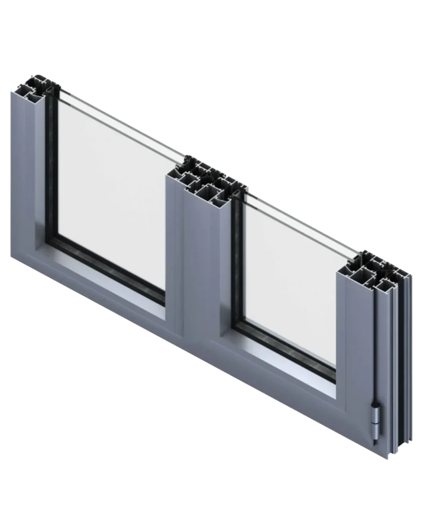 ST70 tilt & turn window layered diagram