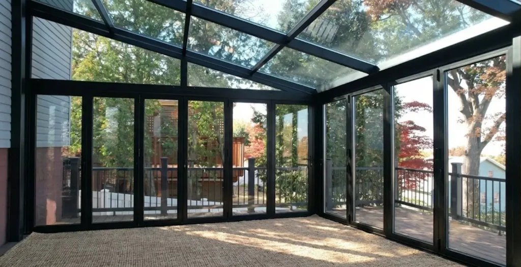 Vision Art aluminium sunroom — modern home extension